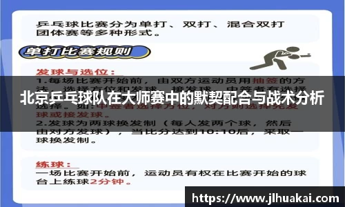 北京乒乓球队在大师赛中的默契配合与战术分析